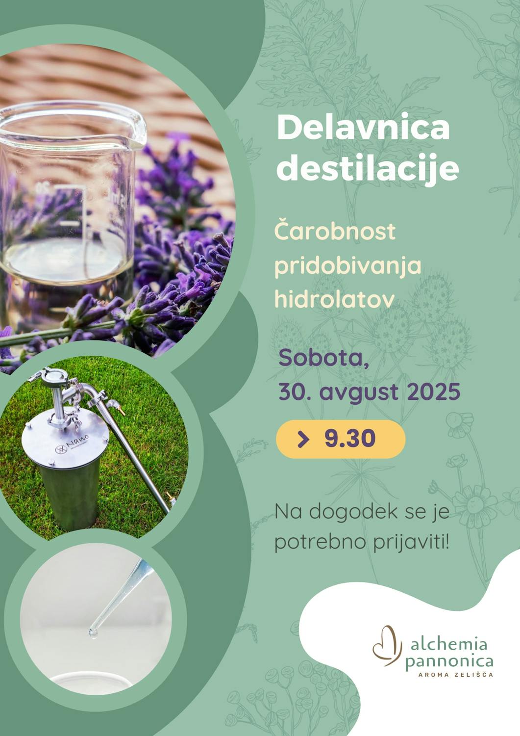 Delavnice destilacije